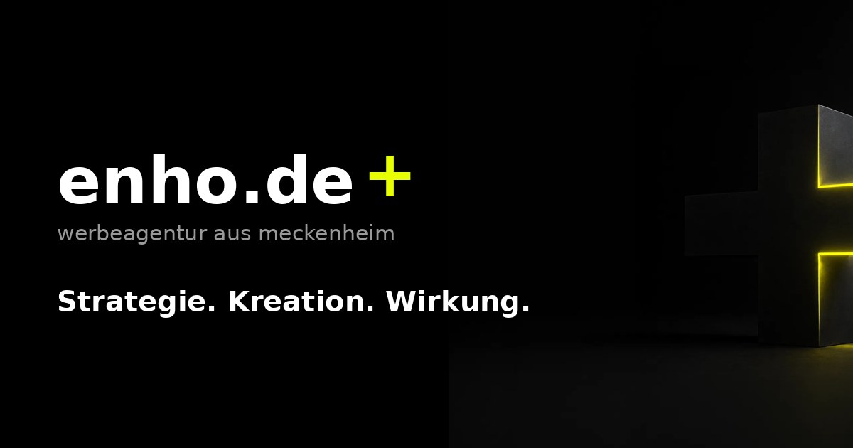 enho.de – Werbeagentur aus Meckenheim