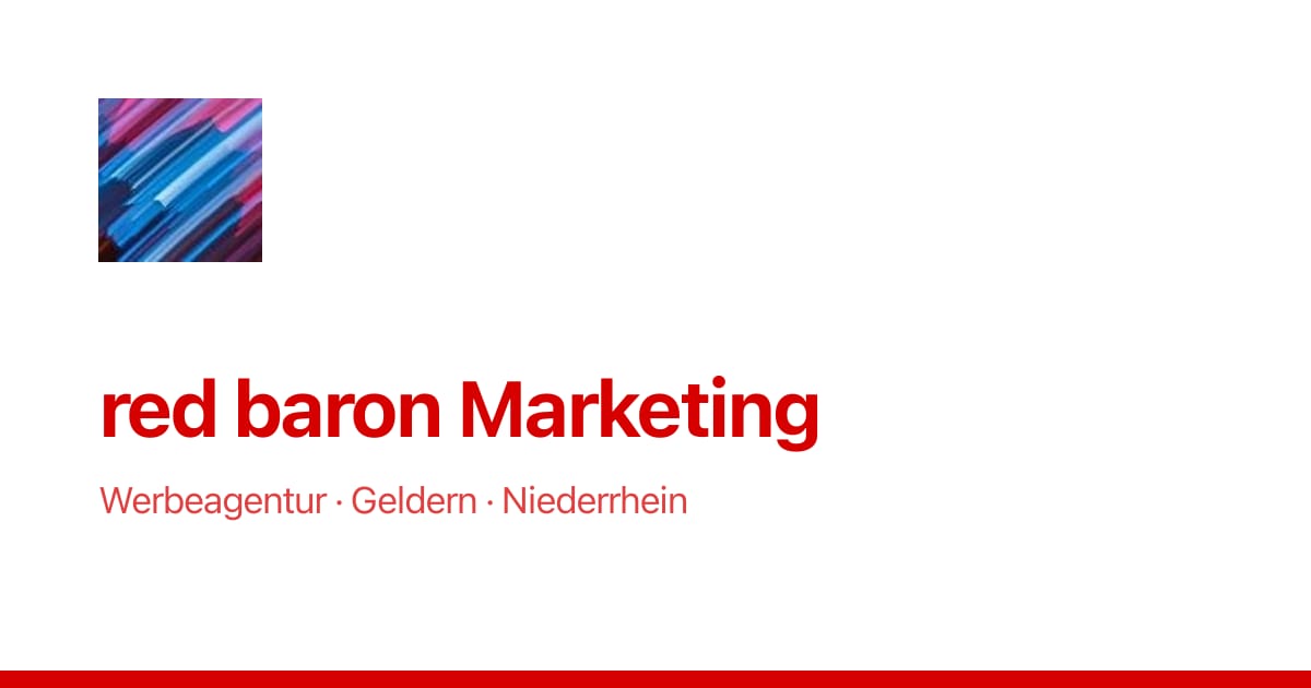 red baron Marketing GmbH & Co. KG
