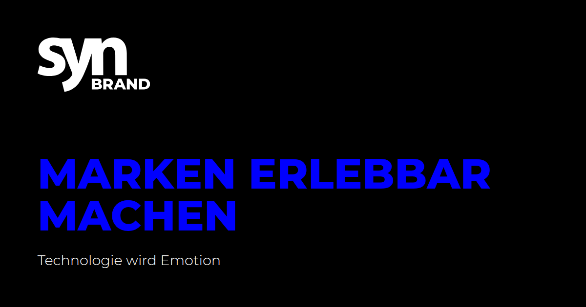 SYNBRAND | The B2B Tech Brand Agency